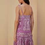 Farm Rio Lilac Sweet Garden Sleeveless Maxi Dress, Sweet Garden Lilac NWT Photo 3