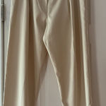 Trina Turk ‎ Cream Dress Pants Elegant Design Size 8 TENCEL NWOT Photo 0
