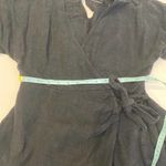 Miou Muse Shorts Romper Black Wrap V Photo 13