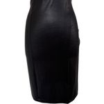 Jennifer Grace Faux Leather Gold Handcuff Bodycon Police Dress Club Festival S/M Photo 5