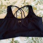 Calvin Klein  Performance Stretch Black Jog Bra Size Large Photo 1