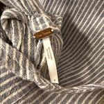 Free People Navy and White Striped Jumpsuit overalls 0 Photo 1