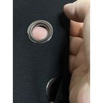 Dennis Basso  Women Size M Black Shirt Eyelet Drawstring Blouse 3/4 Sleeve‎ Photo 6