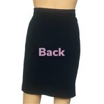 Eileen Fisher  black, elastic waist, short “sweater” skirt in size XS. EUC Photo 4