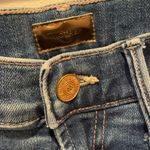 MOTHER The Insider Step Chew Hem Jeans in Dancing on Coals size 25 Blue Photo 5