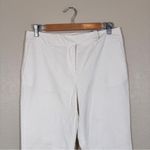 Oscar de la Renta  White Wide Leg Trouser Dress Pants Womens 8 Casual Beachy Photo 8