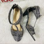 Avenue  black and white animal print / snake print party holidays heel 8.5 Photo 5