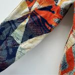 RTR Aldo Martins Naeba Geometric Multicolor Patchwork Long Sleeve Cardigan Sz 2 Orange Photo 10