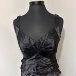 London Times  Black Sleeveless Ruffled Dress in Size 10 Photo 1