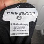 Kathy Ireland Sz L Silk Wool Blend Sequin Knit Short Sleeve Top Photo 6