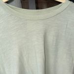 Citizens of Humanity  tee short cap sleeves sage airy crewneck ribbed cotton Photo 4