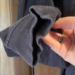 Caterpillar Vintage  Navy Sweatshirt with Yellow Logo Photo 5