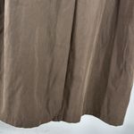 London Fog  Limited Edition Brown Trench Coat faux suede L full length retro Photo 11
