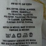 Pilcro and the Letterpress PILCRO‎ White Stretch Denim Distressed Shorts Mid-rise 30 (35) Photo 8