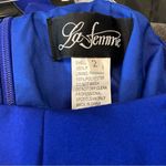 La Femme  Sexy Short Mini Cutout Cocktail Dress Blue Rhinestones Size 2 S… Photo 15