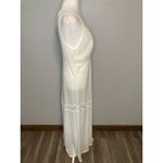 Vintage Nightgown/Robe Womens M 14/16 White Lace Nylon Long Peignoir Set Sears Size M Photo 9