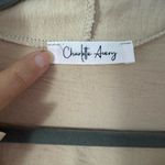 Charlotte Avery Beauty From Within Cream Blouse Tan Size L Photo 2