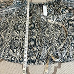 VICI wynonna dark teal metallic thread flowy lightweight elastic neckline blouse Photo 7