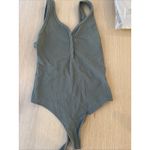 Abercrombie & Fitch VTG Y2K Ribbed Cami Bodysuit with Snap Buttons M Xx1388 Photo 2