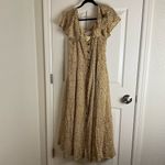 Anthropologie Animal leopard print bolano Button Down midi dress womens size 8 Photo 3