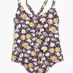 Madewell ππ Second Wave Crisscross One-Piece Swimsuit ~ Wildflower Garden L NWT Photo 4