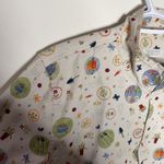 Vintage cottagecore garden theme rain jacket size M Green Size M Photo 9