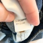 AERO High Rise Curvy Mom Jean Shorts Distressed Denim Blue Size 10 Beach Vibes Photo 11