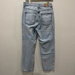 We The Free  Pacifica High Rise Slim Straight Leg Size 29 Light Wash Boho Photo 4