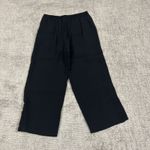 Habitat  Express Travel Ruched Ankle Pants Women’s Small Pull On Black Pockets Photo 5