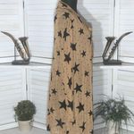 Forever 21  Star Print Chiffon Duster Cardigan Beige Medium Photo 3