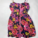 Justify Women's Thin Adjustable Strap Floral Elastic Waist Dress Sz M Photo 3