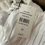 Faithfull the Brand  Francesca Midi Dress Plain White Women’s Sz XS Photo 5