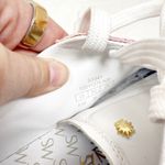 Stuart Weitzman [] Daryl Pink Metallic Snake Embossed Leather Sneakers Size 8.5 Photo 10