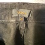 Quince Bella Stretch Patch pocket wide leg Black Cropped Jeans High Rise Utility Photo 9