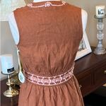 Spartina 449  Jennifer Midi Linen Mocha Dress New Photo 10