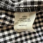 Calvin Klein  One Shoulder Gingham Sheath Dress Black and White Size 12 Photo 9