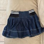 Anthropologie Pilcro Sporty Tiered Denim Mini Skirt. Size L. MSRP $108 Photo 9