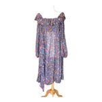 For Love & Lemons Brittany Floral Midi Dress Long Sleeve Women's Size Medium NWT Photo 2