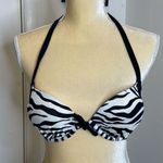 Victoria's Secret Victoria’s Secret bombshell push-up zebra print swimsuit bikini top small Y2K Photo 1