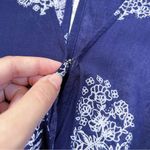 Faithfull the Brand Faithfull • Yacht Romper playsuit navy blue Devani print bandana floral Anthro Photo 8