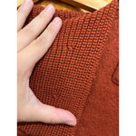 Ulla Johnson  Riley Rust Orange Merino Wool Asymmetric Sweater Womens 
Size P
Goo Photo 3