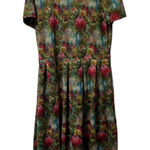 LuLaRoe  Size‎ 2XL Colorful Floral Back Zipper Stretch Festival Boho Loungewear Photo 0