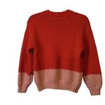 Gap Red/Pink Valentines Colorblock Sweater Pullover Long Sleeve Pullover S # Photo 1