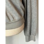 Ted Baker  Sweatshirt Women Small Gray Pink Heysin Stripe‎ Shimmer Top Athleisure Photo 6