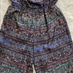 Sea New York Purple/Multi Silk Flounce Jumpsuit Size 2 Photo 6