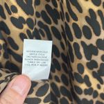 Daniel Rainn NWT  Zaro Button Up Blouse in Tan Animal Print - Size XXL Photo 5