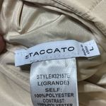 Staccato Reversible Puffer Vest Maroon Tan Women's Size L Large Mock Neck Photo 6