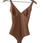 SKIMS Body Unlined Plunge Thong Bodysuit Sienna Medium NWT Photo 5