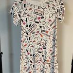 Kate Spade Make-Up Print T-Shirt Dress Size S Photo 0