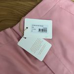 NWT SCANLAN THEODORE LEATHER SLIM CROP TROUSER PINK Size 2 Photo 4